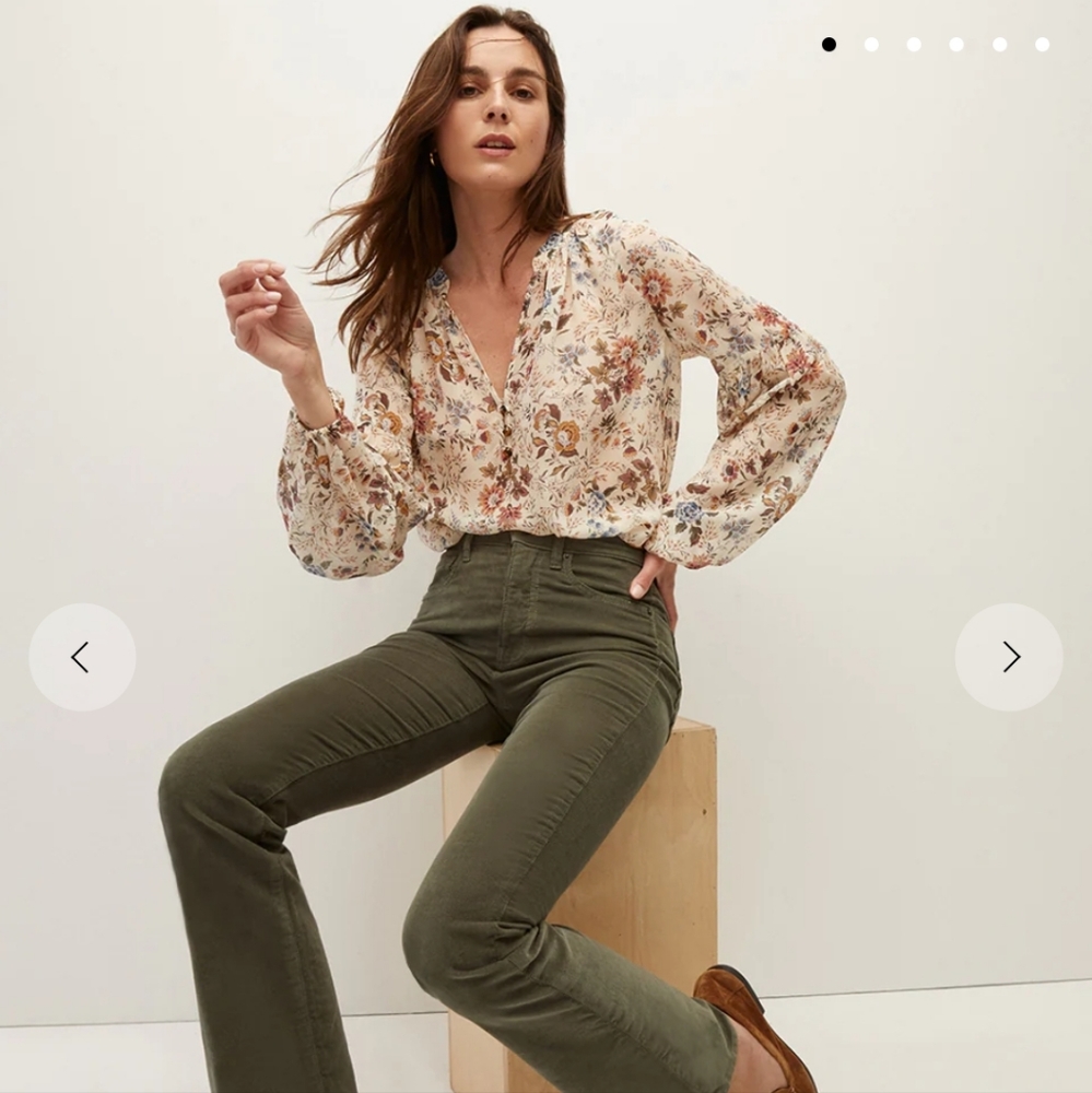 Veronica Beard Clarina Silk Blouse Size 4